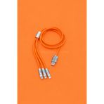 Shopping Area Çoklu Şarj Kablosu 3’ü 1 Arada (3 in 1) | Type-C + Lightning + Micro USB