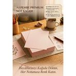 Shopping Faster 1 Adet - Pembe A5 Premium Not Kağıdı