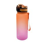 Shopset 2 Adet * 500 Ml Tritan Motivasyonlu Su Matarası (Turuncu - Pembe)