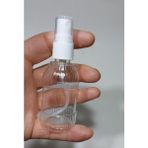 Shopwave 100 Adet Boş Şişe Spreyli Kolonya Şişesi Doldurulabilir Cep Plastik Parfüm Şişesi 50 ml - 1 Adet - (ClearEyelets)Black-RadiantOrchid