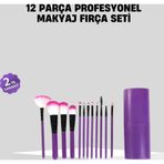 Shopwave 12’li Profesyonel Makyaj Fırça Seti Ultra Yumuşak Sentetik Kıllı