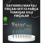 Shopwave 13'lü Fiber Kıllı Yumuşak Makyaj Fırçası Seti Taşınabilir ve Ergonomik Tasarım