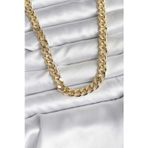 Shopwave 14K Gold Renk Kaplama Kalın Zincir Model CM Kadın Kolye