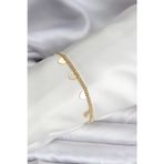 Shopwave 14K Gold Renk Kaplama Kalpli Model CM Kadın Bileklik