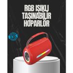 Shopwave 20W Güçlü Ses Çift Sürücülü RGB LED Işıklı Bluetooth 5.3 Hoparlör