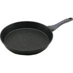 Shopwave 32CM Döküm Tava Kabartma Piramit Desenli Bakalit Sap=18.2cm Poşetli Ambalaj (5047)