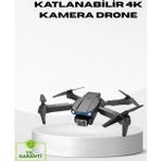 Shopwave 4K Katlanabilir Drone Uzaktan Kontrollü Wi-Fi Görüntü Aktarımlı