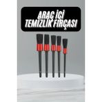 Shopwave 5 Adet Oto Detaylı Temizleyici Araç Içi Temizlik Fırça Seti Koltuk Döşeme Kapı Toz Alma Fırçası - 20 - Çok Renkli
