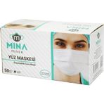 Shopwave 50PCS BEYAZ CERRAHİ YÜZ MASKESİ (5047)