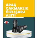 Shopwave 55W Hızlı Şarj Araç Çakmaklık Adaptörü QC 3.0 PD