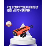 Shopwave 600 Lümen Şarjlı Bisiklet Farı COB Yan Acil Durum