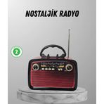 Shopwave Ahşap Dokulu Bluetooth Müzik Kutusu – Vintage LED Tasarımıyla Modern Ses Deneyimi