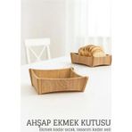 Shopwave Ahşap Ekmek Kutusu - Doğal, Şık ve Fonksiyonel