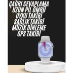 Shopwave Akıllı Saat Kulaklık Hediyeli Uyku ve Sağlık Takibi Yapabilen Uzun Ömürlü