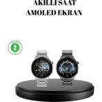 Shopwave Akıllı Saat Nfc – Bluetooth Arama ve Kablosuz Şarj Özellikli - Çok Renkli