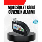Shopwave Alarm Disk Fren Kilidi Paslanmaz Çelik Motosiklet Scooter Bisiklet