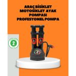 Shopwave Ayaklı Bisiklet Pompası Basınç Göstergeli Çok Amaçlı