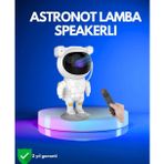 Shopwave Ayarlanabilir Parlaklık ve Zamanlayıcı Modlu Astronot Lamba