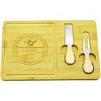 Shopwave Bıçak Sağ 19X29CM -1.5cm Ahşap Bambu Kahvaltı Peynir Sunum Tabak 2peynir Bıçak=ahşap Saplı (5047) - Inox