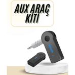 Shopwave Bluetooth Araç Kiti Aux Çıkışlı Telefon Müzik Alıcı Tüm Cihazlara Uyumlu