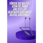 Shopwave Boyun Bantlı Kablolu Yüksek Ses Kaliteli Bluetooth Kulaklık Uzun Pil Ömrü