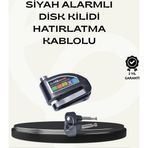 shopwave Çift Modlu 110dB Alarmlı Disk Kilidi Suya Dayanıklı