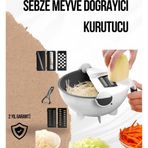 Shopwave Döner Mekanizmalı Rende lı Sebze Dilimleyici Seti