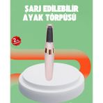 Shopwave Elektrikli Ayak Törpüsü USB Şarjlı Nasır ve Kallus Giderici