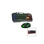 shopwave EVEREST HKM-X86 QUİN GÖKKUŞAĞI IŞIKLI USB KABLOLU KLAVYE - MOUSE SET 150CM KABLO (5047)