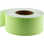 Shopwave Fotolümen Gece Parlayan 7.5 cm Yeşil Reflektörlü Fosforlu Reflektif Düz Şerit Bant 5 mt Ika - Acı Kahverengi