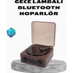 Shopwave Gece Lambası Bluetooth Hoparlör Dijital Saat Çok Fonksiyonlu Su Dalgası Işıklı