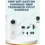Shopwave Geniş Açı Lensli WiFi Spor ve Vlog Kamerası