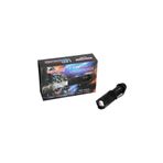 shopwave GOLD ORION KM-106 ZOOMLU EL FENERİ FİŞLİ PİL ŞARJ CİHAZLI SİYAH METAL KASA 12.5CM 3000 LUMEN (5047)