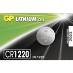 Shopwave GP LITHIUM CELL CR-1220 DL-1220 PARA PİLİ 3V 5Lİ KART (5047)