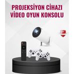 Shopwave Kablosuz Mini Projeksiyon Cihazı Oyun ve Film İçin Taşınabilir Ev Sineması