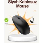 Shopwave Kablosuz Sessiz Mouse – Ayarlanabilir Dpı ve USB Bağlantılı - Çok Renkli