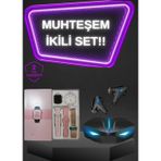 Shopwave Kadınlar İçin Dokunmatik Ekran Akıllı Saat ve Gamer Kablosuz Bluetooth Kulaklık ANC Özelliği