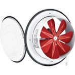 Shopwave Kapaklı Banyo Wc Işyeri Havalandırma Aspiratörü Fanı Kirli Hava Kötü Koku Metal Vantilatör - 2 Adet