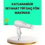 Shopwave Katlanabilir Seyahat Tipi Saç Kurutma Makinesi Çift Kademeli Ayar - Çok Renkli