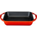 Shopwave Lava Döküm Kızartma Tavası, Kare, 26X26 Cm, Kırmızı - 00 Beyaz