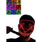Shopwave Led Işıklı Neon Maske Cadılar Bayramı Maskesi Korkunç Korku Maskesi