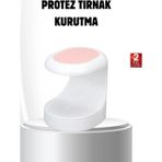 Shopwave LED Mini Oje Kurutucu Taşınabilir Hızlı Kuruma Cihazı 3 LED Işıklı