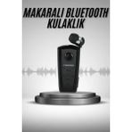 Shopwave Makaralı Bluetooth Kulakiçi Yaka Kulaklığı Kablosuz Kulaklık