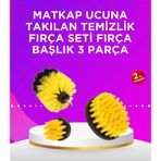 Shopwave Matkap Ucu Temizlik Fırçası Seti Banyo Fayans Zemin İçin