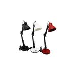 shopwave METAL AKROBAT AYAKLI ELEKTRİKLİ MASA LAMBASI RENKLİ PLASTİK TABLA - KAFA (5047)