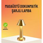 Shopwave Modern Metal Masa Lambası 3 Işık Renkli Kademesiz Parlaklık Ayarlı