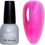 Shopwave Momo Professional Kalıcı Oje S034 Mor Sedefli Fuşya 14 ml - Antrasit