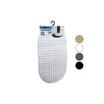 shopwave OVAL - PLASTİK KABARTMA TOP DESENLİ - RENKLİ 63PCS VANTUZLU KAYDIRMAZ BANYO - KÜVET PASPASI 34X65CM