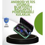 Shopwave Oyun Modlu E10 Bluetooth Kulaklık Powerbank ve LED Ekranlı
