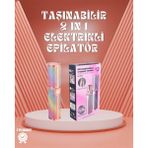 Shopwave Paslanmaz Çelik Lı USB Epilatör – Kaş, Üst Dudak ve Çene Tüy Temizleyici - Çok Renkli